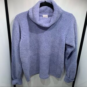 Columbia Sweater Womens Size Small Blue Cowl Neck